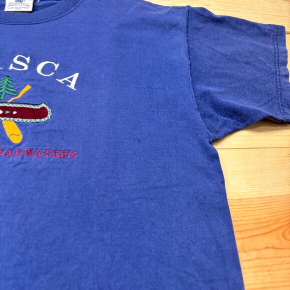 Vintage Itasca State Park Shirt Mens Large Blue Mississippi Headwaters USA Made - Picture 3 of 13